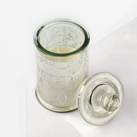 Aromatic candle "Time for you", lavender aroma, 11.5 x 5.8 cm.-1