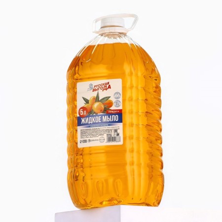 Liquid hand soap Russian benefit, 5 l, flavor of sea buckthorn-2