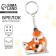 Key keychain "Siba-Inu", 2.9 x 4.4 cm