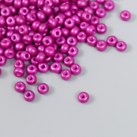 Glass beads 6/0 "plum" 15 g