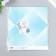 Scrapbooking paper bilateral "rhombus" density 180 g 15.5x17 cm