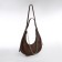 Bag Women's Sobo on the zipper Textura, average size, brown color