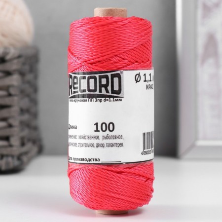 Washed 3-spinning polypropylene, d = 1.1 mm 100 m (red) mix-1