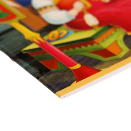 Album for drawing A4, 8 sheets on the paper clip "Visiting a fairy tale", covered cardboard, block 100 g/m2, mix-3