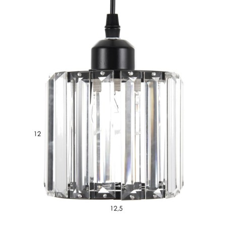 Chandelier 1167/1bk E27 40W Black 16x16x10 cm Bayerlux-5