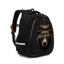 Рюкзак каркасный 36 х 28 х 20 см, Grizzly, чёрный