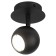 Lamp wall-flowing spot OL36 BK MR16 GU10 IP20, black color