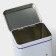 Bank for bulk products "geese", 2.7 l, 13.5 x 9.5 x 21.5 cm, tin, white color in peas