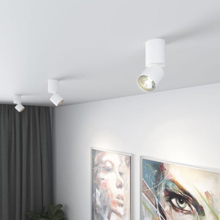 Lamp ceiling Elektrostandard, Sens Led 10 W, 50x60x137 mm, IP20, white color-4