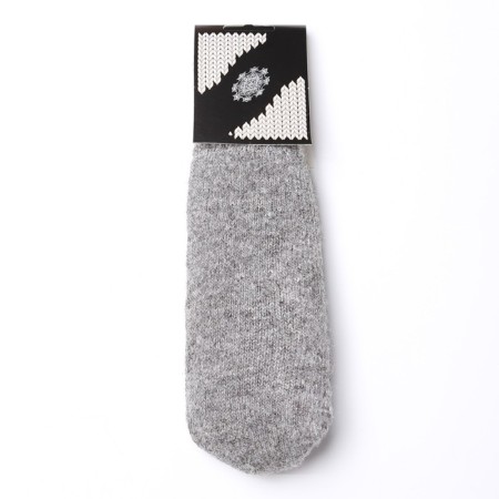 Women's woolen mittens, color gray size 20-22-3