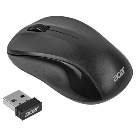 Acer OMR302 Black Optical Mouse (1200DPI) Wireless USB (3but)-2