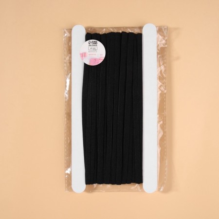 Glass to strengthen lace, 5 mm, 10 ± 0.5 m, black color-3