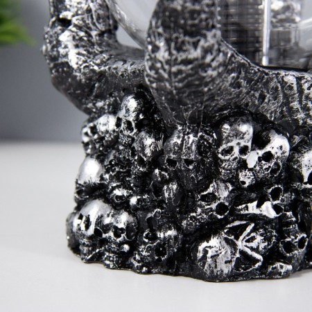 Plasma ball "Hell's hand" gray 12x12x18 cm-4