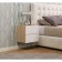 Tumbling bedside Elton No. 2 Obvodnoye, 400x320x360, Dub Sonoma/MDF White glossy