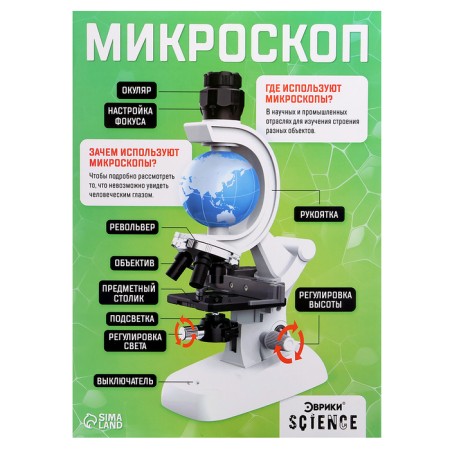 Microscope, with a planet and a phone holder-27