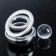 The accessory on the panel, gravitational rings, rotates from the sun, silver