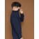 Turtleneck for the boy Pelican, height 122 cm, blue color