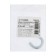 Bourup-half-decisor Tundra, white zinc, 6x40 mm