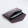 Women's wallet on the button, purple color