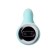 A vibrator with a clitoral stimulator and tongue Jos Milo, silicone, mint color, 20 cm