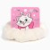 Hair gum is milk, fluffy, 11 cm, cats aristocrats