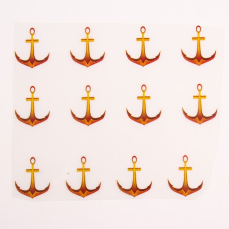 Thermalrotransfer "Anchor", 3 x 2.5 cm, set 25 pcs.