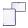Plastic folder A4, 325 x 230 x 25 mm, lightning around, calligrata "office", PM-A4-01, 0.5 mm, transparent, purple