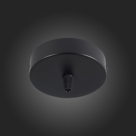 Ceiling fastening per 1 lamp (round) ST LUCE. SL001.403.01. SL001, 10x10x2 cm, black color-2