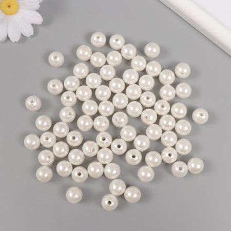 Set of beads "pearls" d 12 mm, 250 gr, white