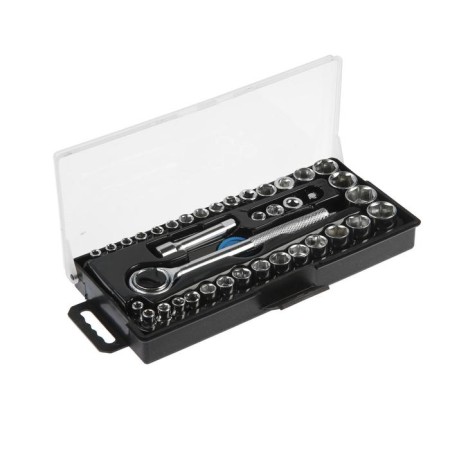 A set of tools in the case of the tundra, universal, 1/4 "and 3/8", 39 items