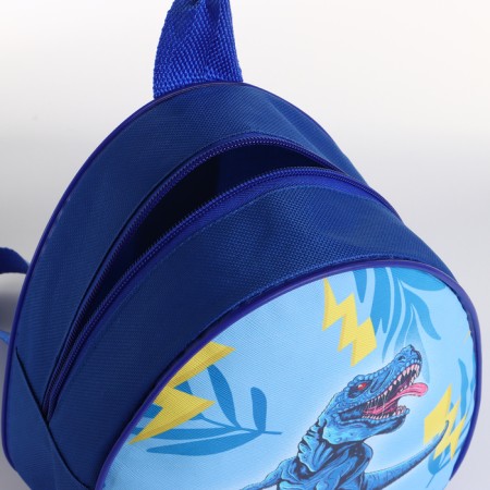 Children's backpack on the zipper "chosen", the color is blue-5