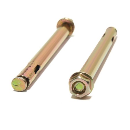 Anchor bolt scrap, with a nut, galvanized, 10x125 mm, 55 pcs-2