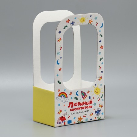 Box-Obel for Flower "Favorite Educator", 17 × 12 × 32 cm-1