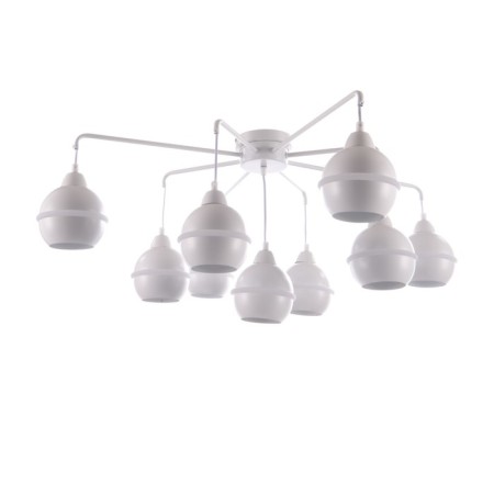 Freya FR5004CL-09W Tommasa Ceiling Light, 760x760x390 mm, E14, 9x36W, white color-1