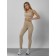 Sports suit female, size 46, beige color