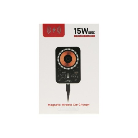 A car holder with a wireless charging i13, 15 watts, Type-C, 2 A, 1 m, magsafe, black-10