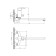 ESKO Leon LN 31 bath mixer, with 350 mm rotary surge, with accessories, chrome color 473671