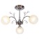 Berte chandelier 3x40W e27 chrome 60x60x36 cm.