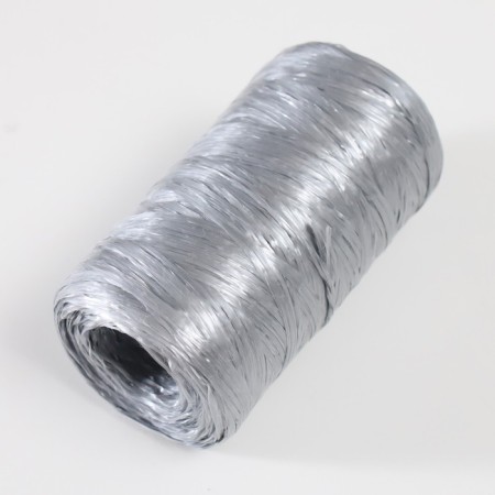 Gingerbread for manual knitting 100% polypropylene 200m/50g. (10-serebro)-1