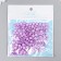 Beads for creativity plastic "English letters" purple set 20 grams 0.4x0.7x0.7 cm