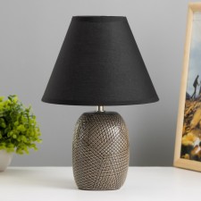 Lorenza table lamp E14 40W Black 20x20x28.5 cm Risalux