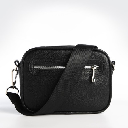 Women's bag over the shoulder, Textura, small size, black color