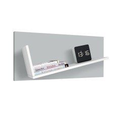 Полка Polini kids Mirum 5Y 800, цвет белый-серый