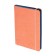Leduced Diary A5, 140l, Cage, leatherette, elastic band, turquoise slice, peach