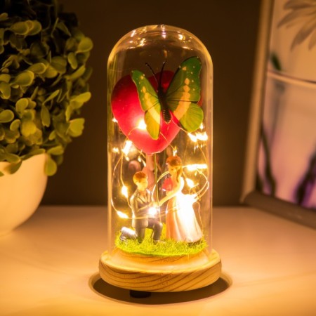 Nightnik Spring "Offer" LED from batteries LR44 8x8x17 cm Risalux-2