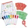 Developing gaming set 3 in 1 for children (English alphabet, account, draw by stencils)