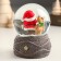 Souvenir Polystone Water Ball "Santa Claus with Olesha in the forest" 7x7x9 cm