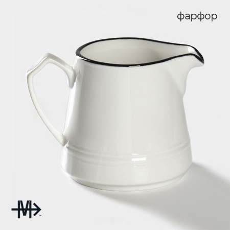 Porcelain "Sea breeze", 250 ml, white color-3