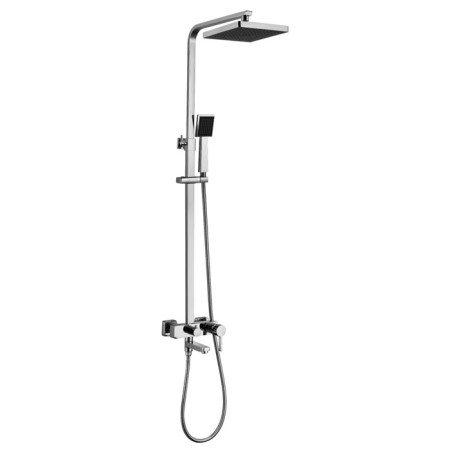 Shower mixer Lemark LM7004C, with the upper shower watering can, color chromium