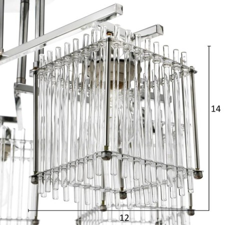 Economic Service Chandelier 05024/5 5XE27, 40W chrome 50x50x30 cm-2